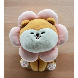 Shiba Inu Flower Smiling Stuffed Animals Anime Plush Soft Toy 12” Puppy Dog